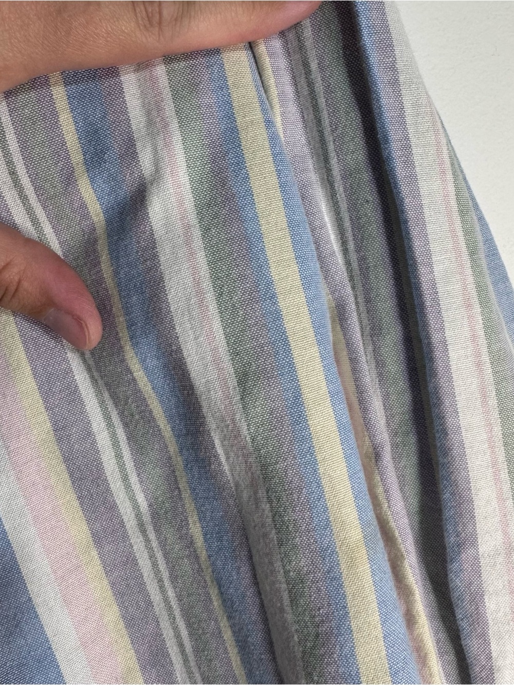 Vintage Classic Elements Pastel Stripe Button Up Shirt Womens 20W - Picture 3 of 6